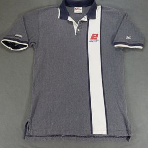 Vintage Nascar Rusty Wallace Mens Polo Shirt Large Embroidered Racing Logo Tee